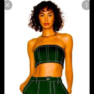 Dylan cooper denim tube top.